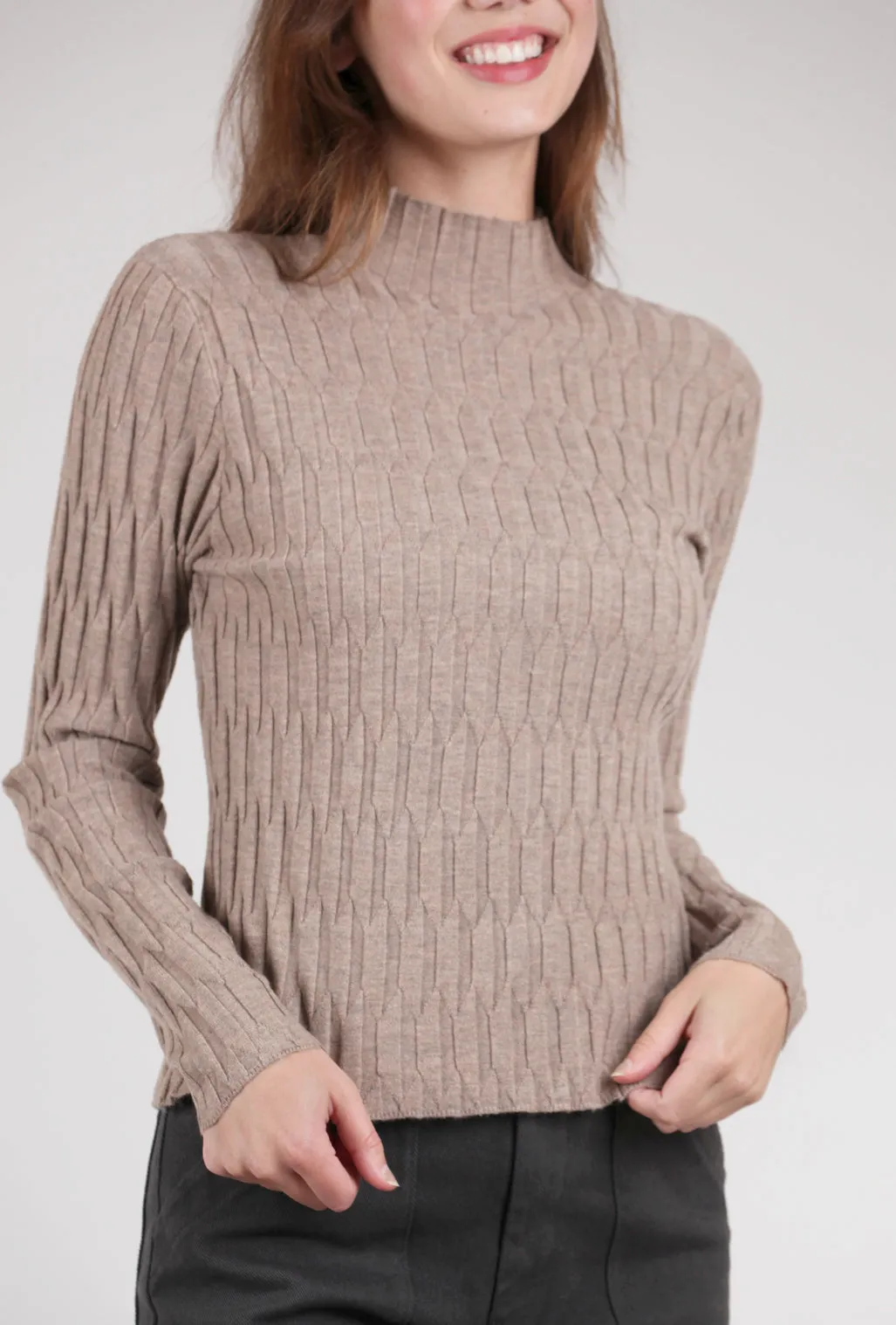 Daza Sweater, Taupe