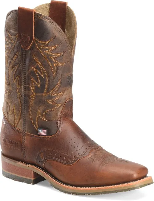 Double H Men's 11 Feller Roper Boot - Brown DH4653