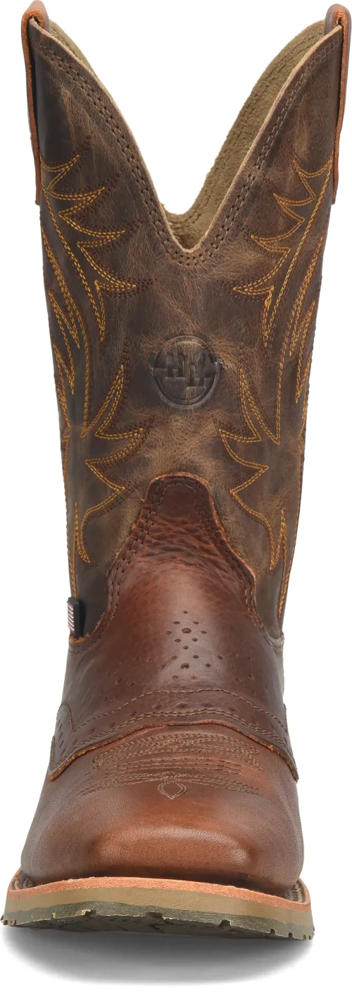 Double H Men's 11 Feller Roper Boot - Brown DH4653