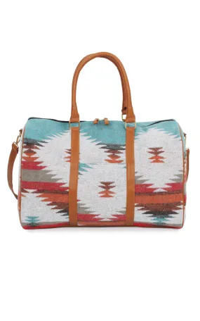 EBD10703 AZTEC PATTERN DUFFLE BAG