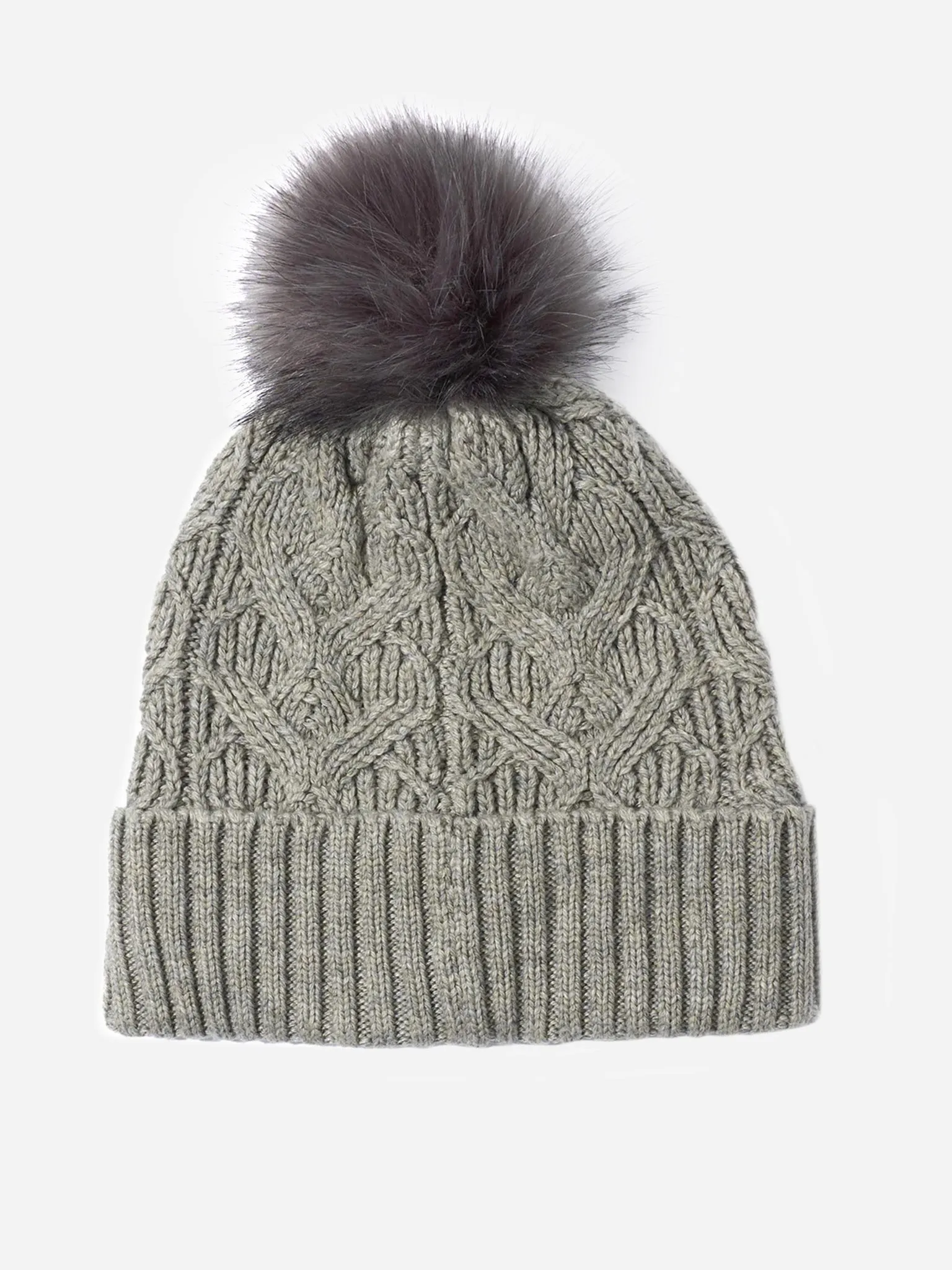     ECHO  Women's Loopy Cable Pom Hat    