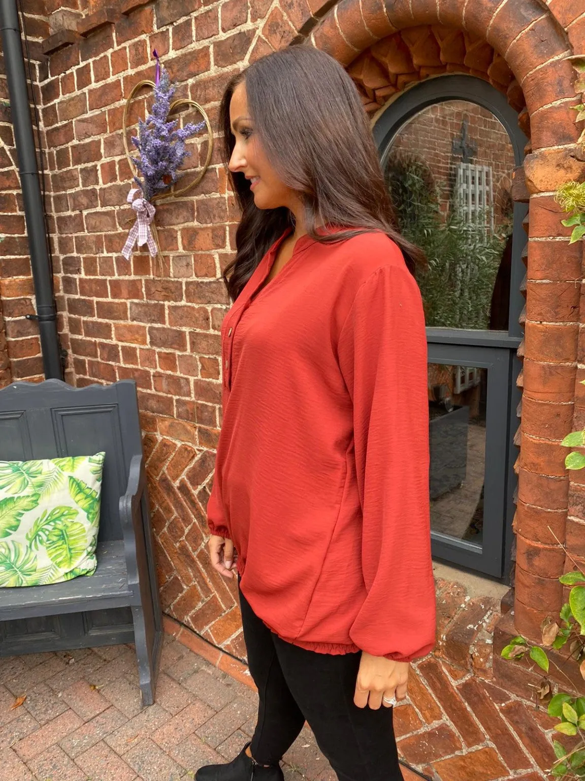 Elasticated Hem Blouse Frankie