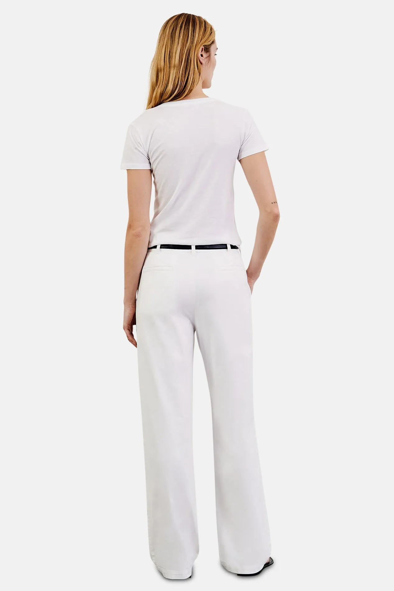 Eliot Boy Pant White