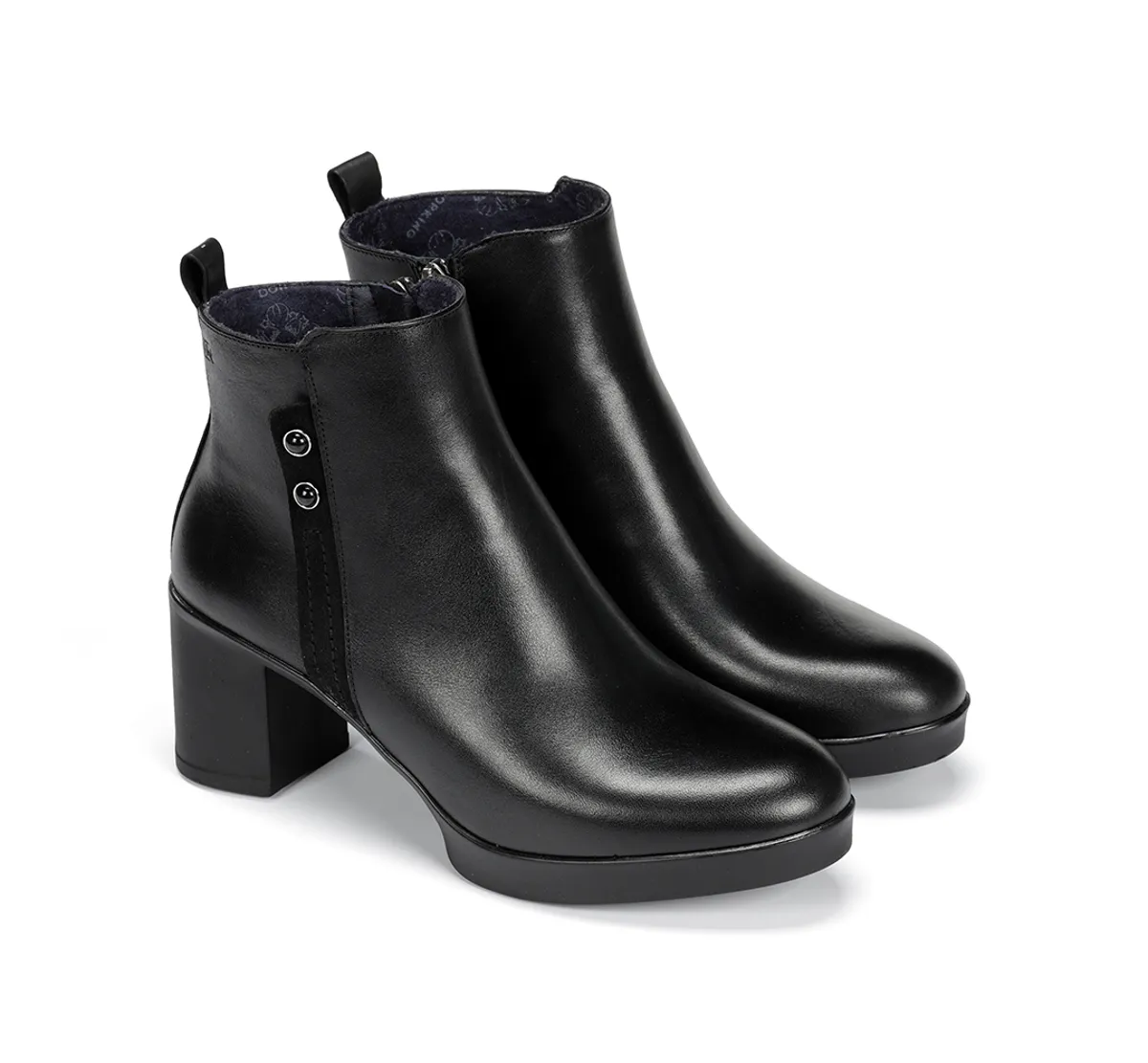 ELITE D9423 Black Ankle Boot