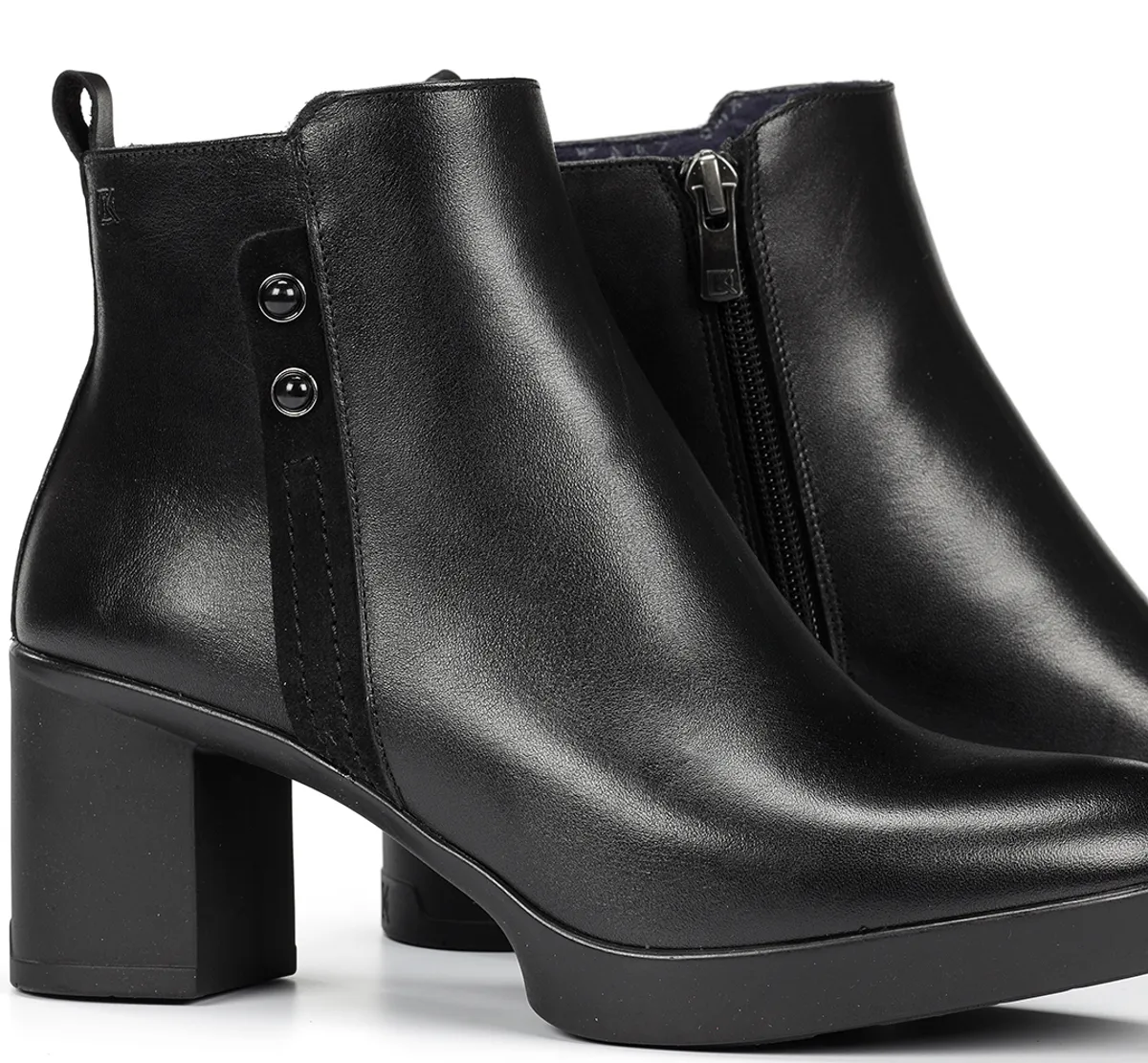 ELITE D9423 Black Ankle Boot