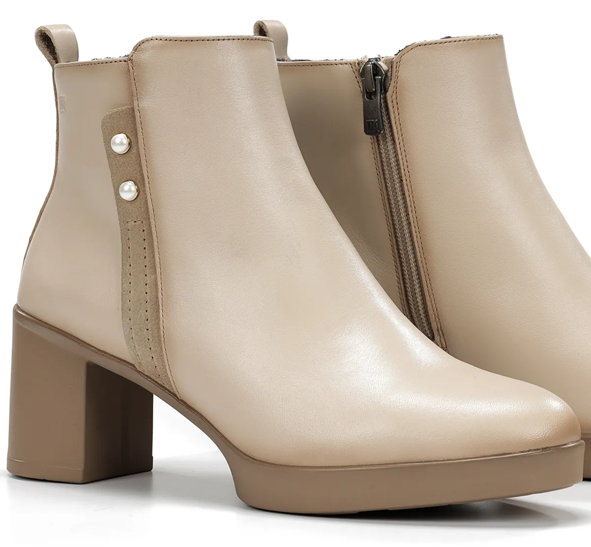 ELITE D9423 Taupe Ankle Boot