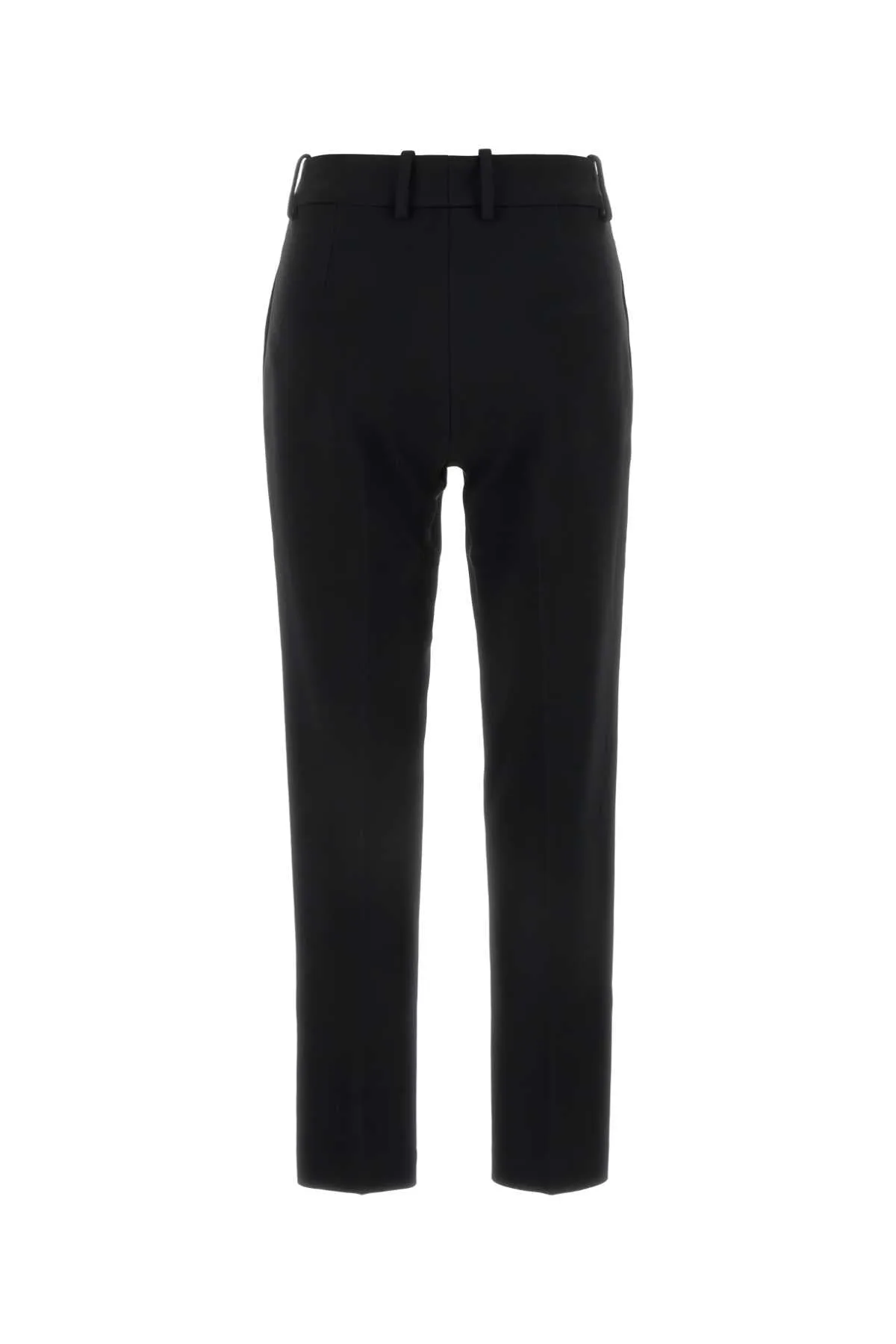 Ermanno Scervino Black Viscose Blend Pant