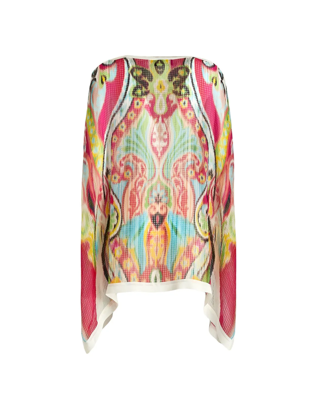 Etro Abstract Printed Draped Blouse