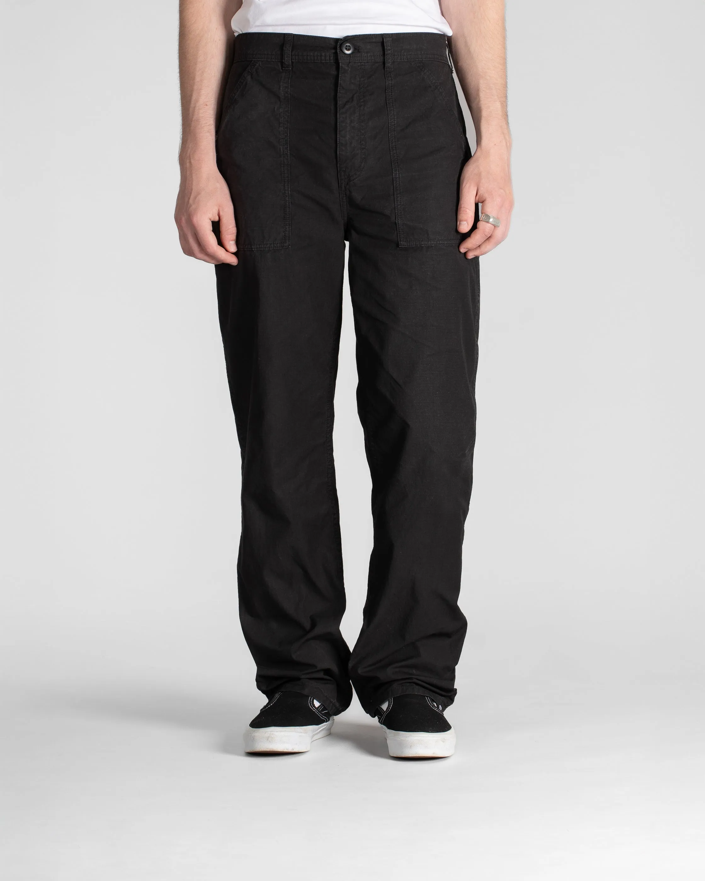 Fat Pant (Black Ripstop)