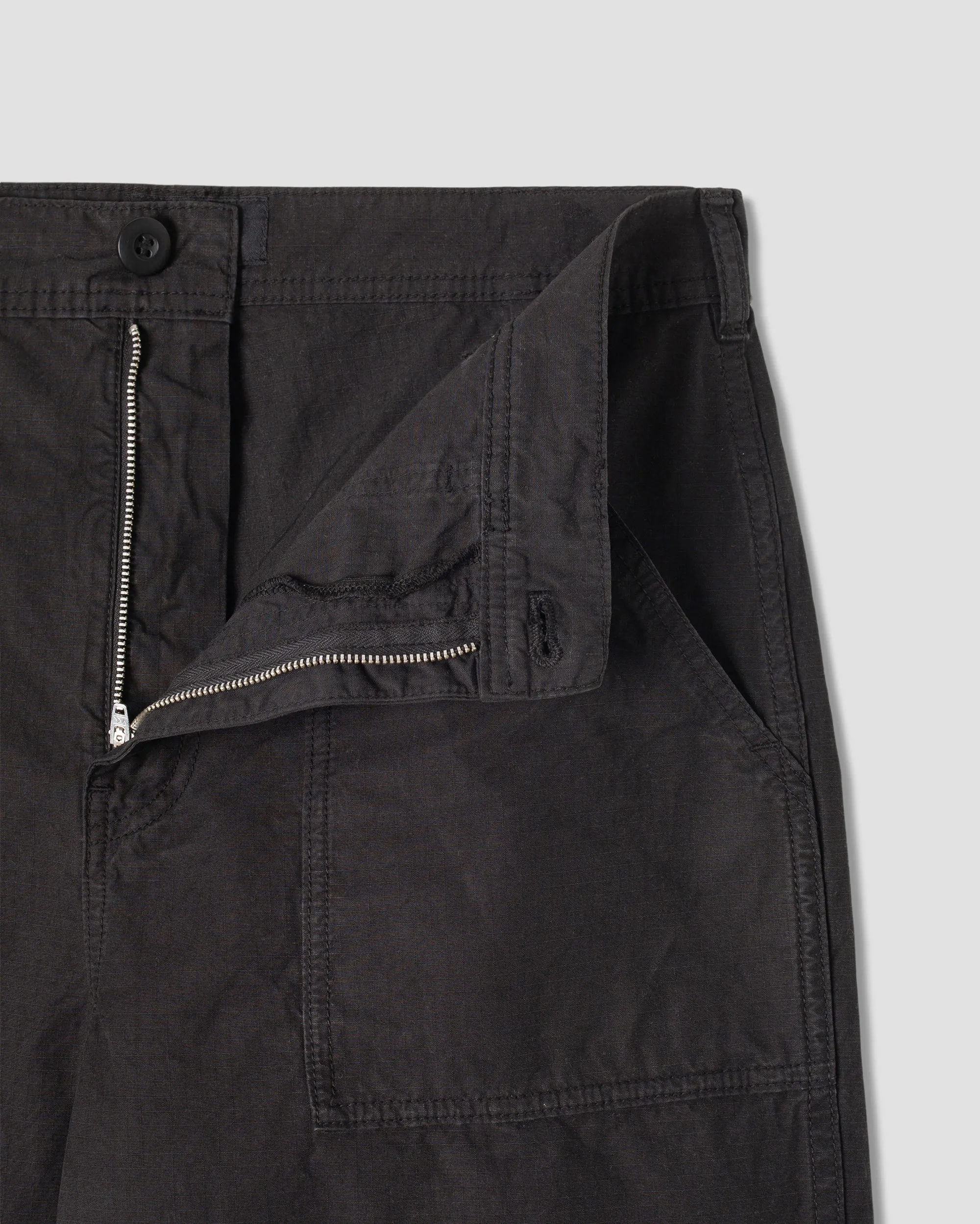 Fat Pant (Black Ripstop)