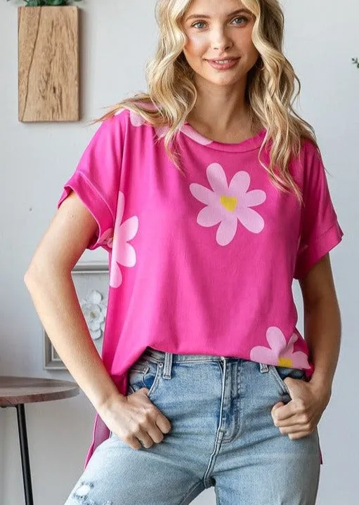 FINAL SALE - All For Love Floral Tees - 2 Colors!