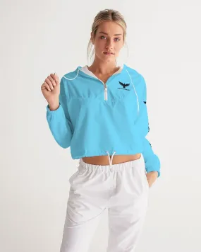 Find Your Coast Water Resistant Lightweight Cropped Windbreaker