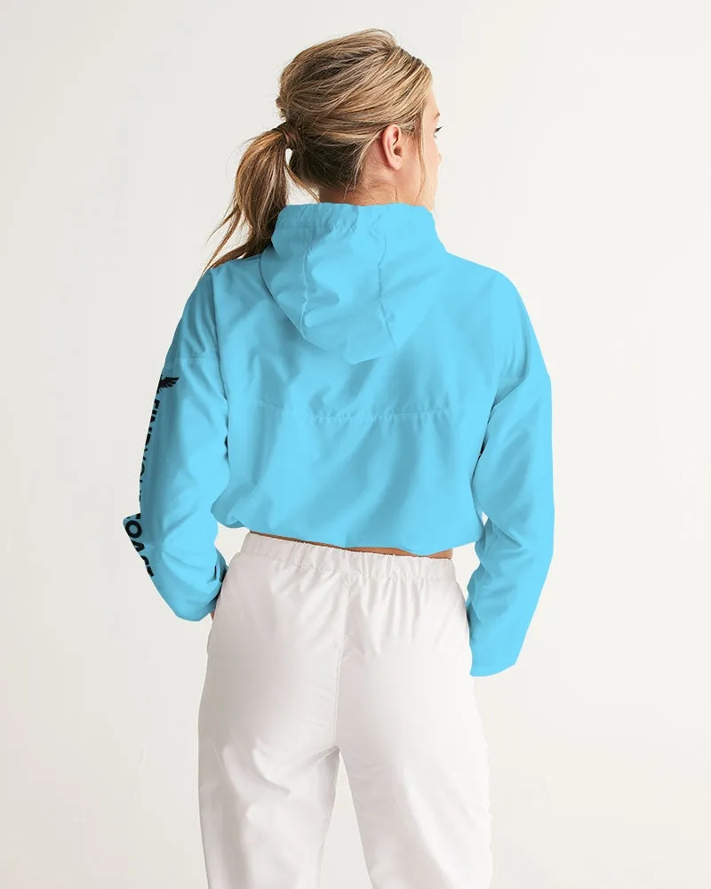 Find Your Coast Water Resistant Lightweight Cropped Windbreaker