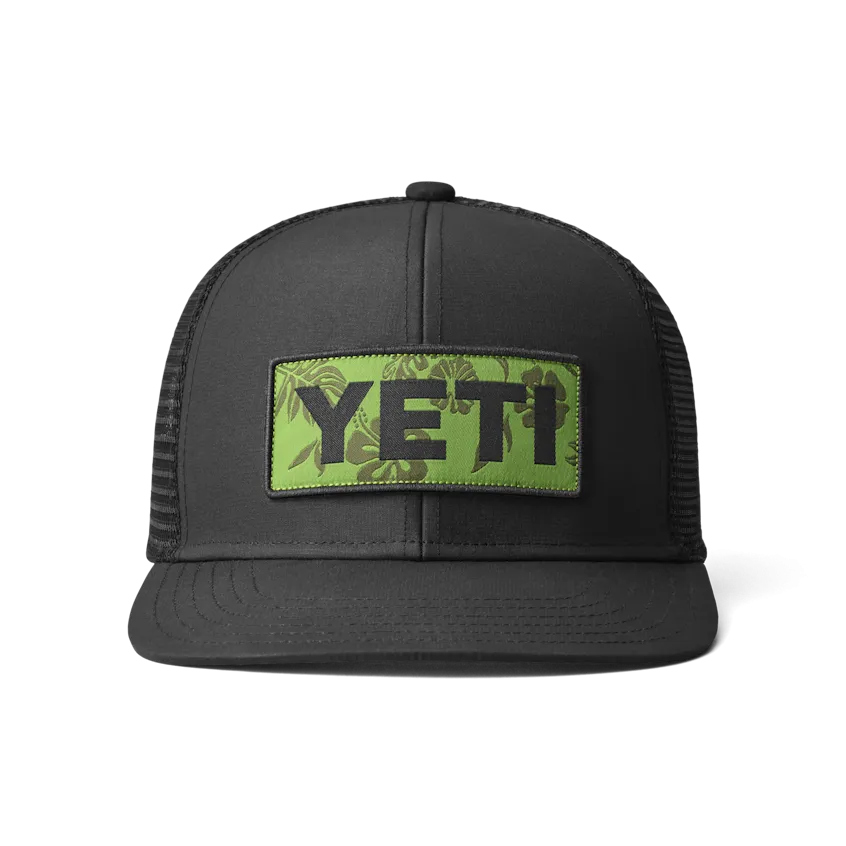 Floral Logo Badge Trucker Hat