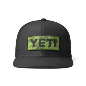 Floral Logo Badge Trucker Hat