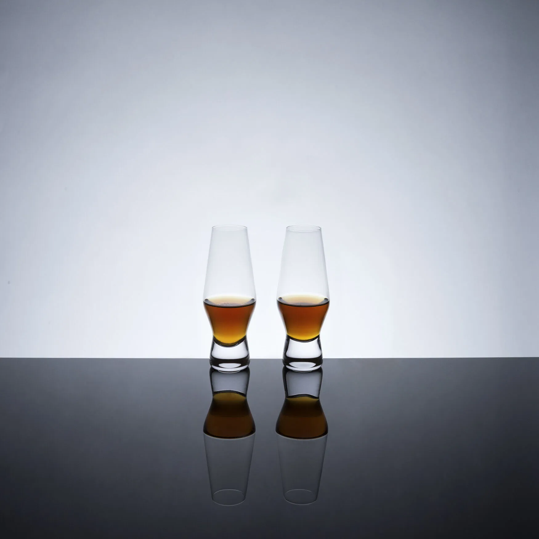 Footed Crystal Scotch Glasses