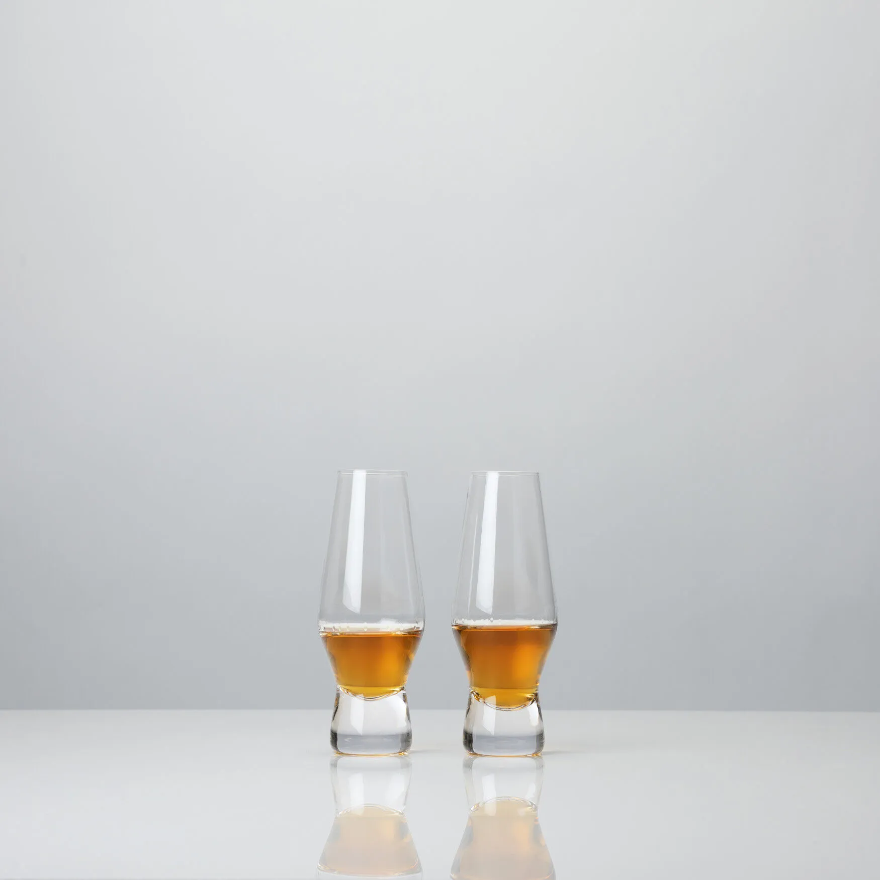 Footed Crystal Scotch Glasses