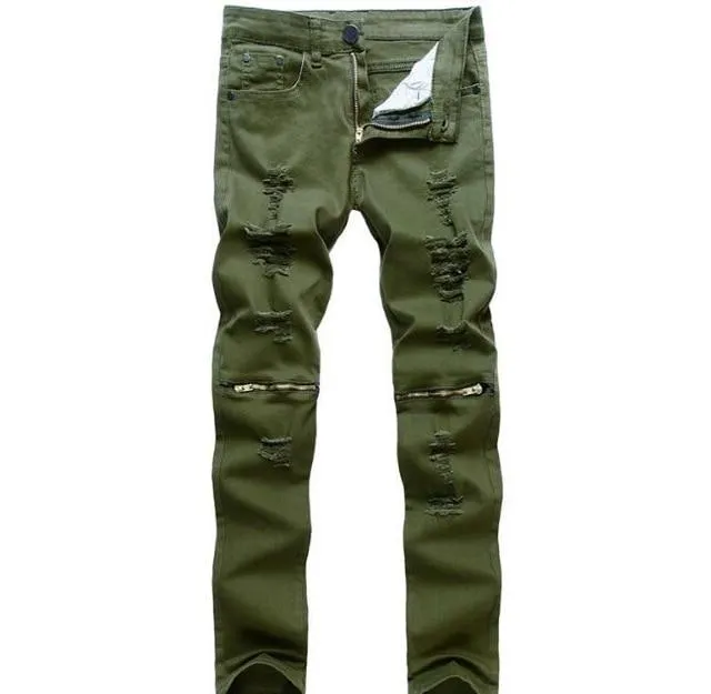 Full Length Spring Styles Hot Comfortable Jeans Pants for Men