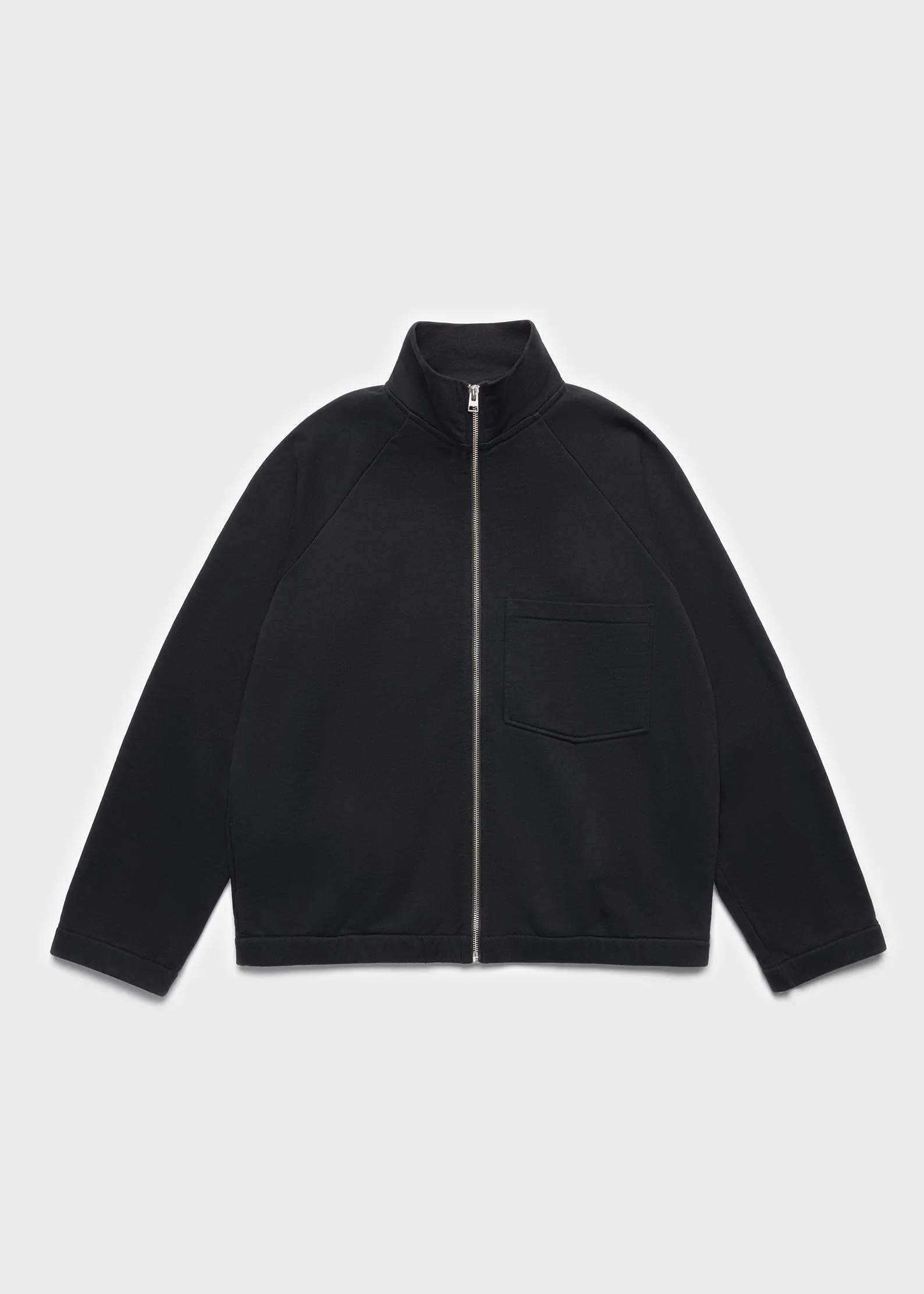 Full Zip Sweater - Black