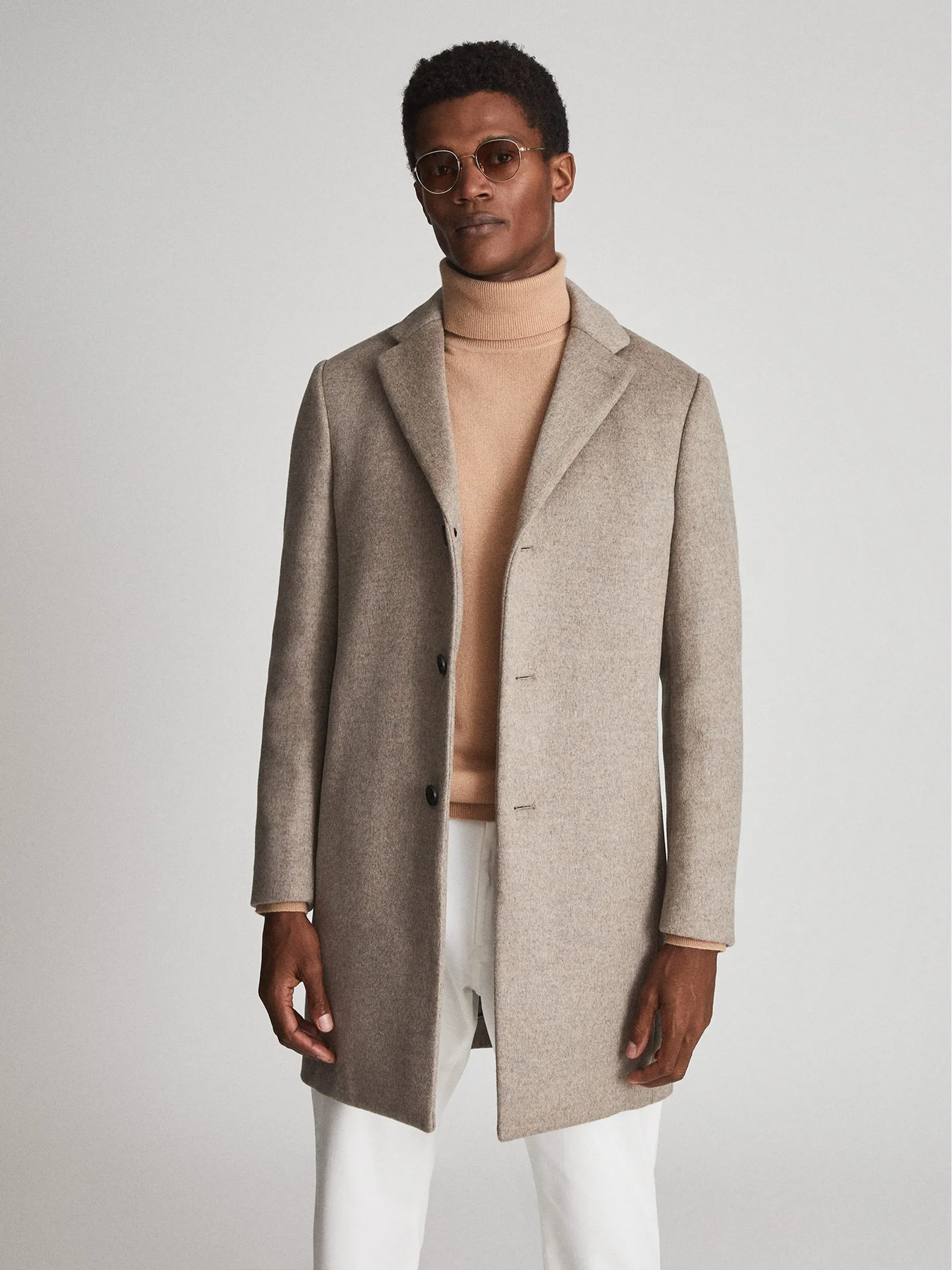 Gable Wool-blend Epsom Overcoat