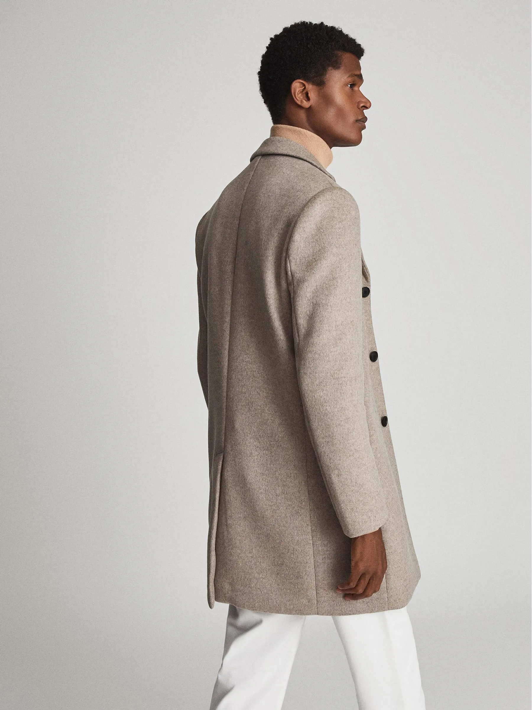 Gable Wool-blend Epsom Overcoat