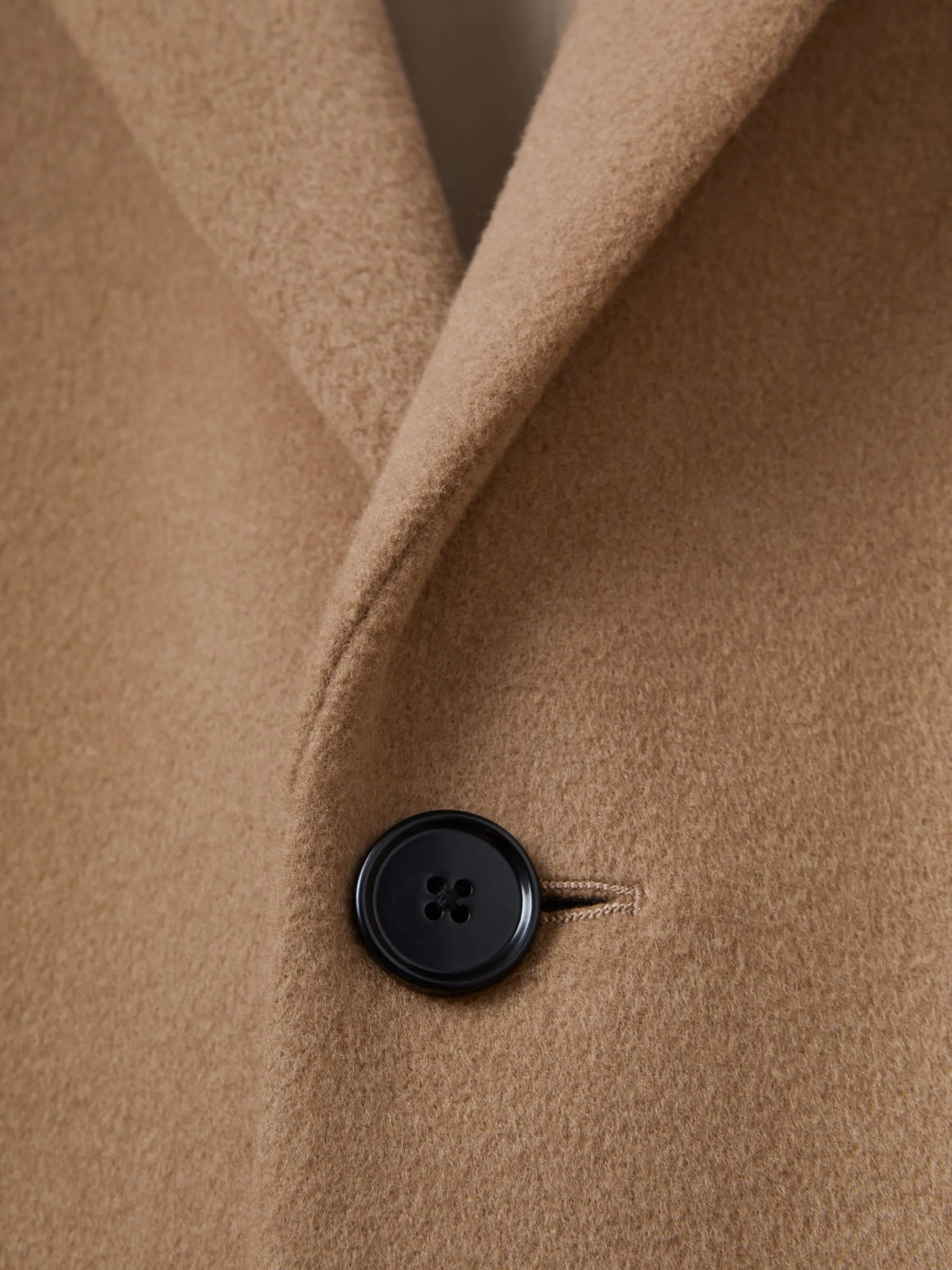 Gable Wool Blend Single Breasted Epsom Overcoat