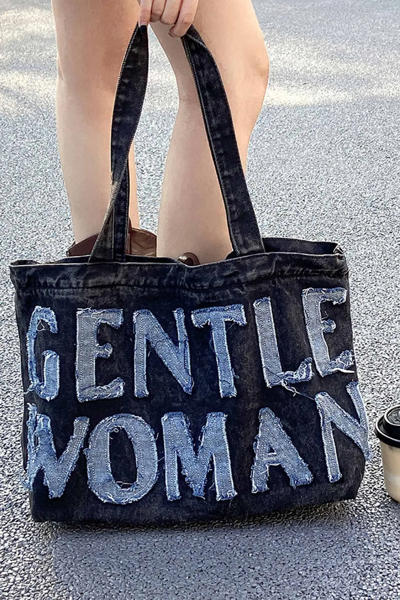 Gentle Woman Denim Hand Bag