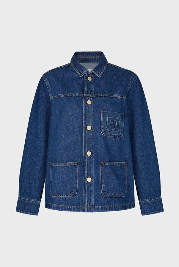 Gerard Darel BRIDGET RAW DENIM JACKET