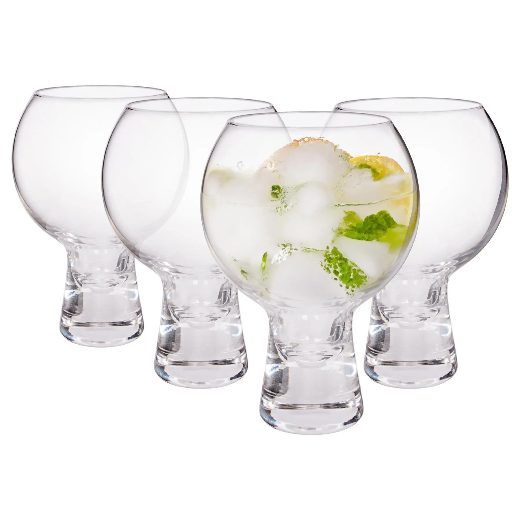 Glassware | Short Stem Gin Glasses - 525ml - Pack of 4 | Rink Drink