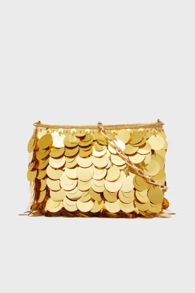 Gold Gemma Sequin Bag