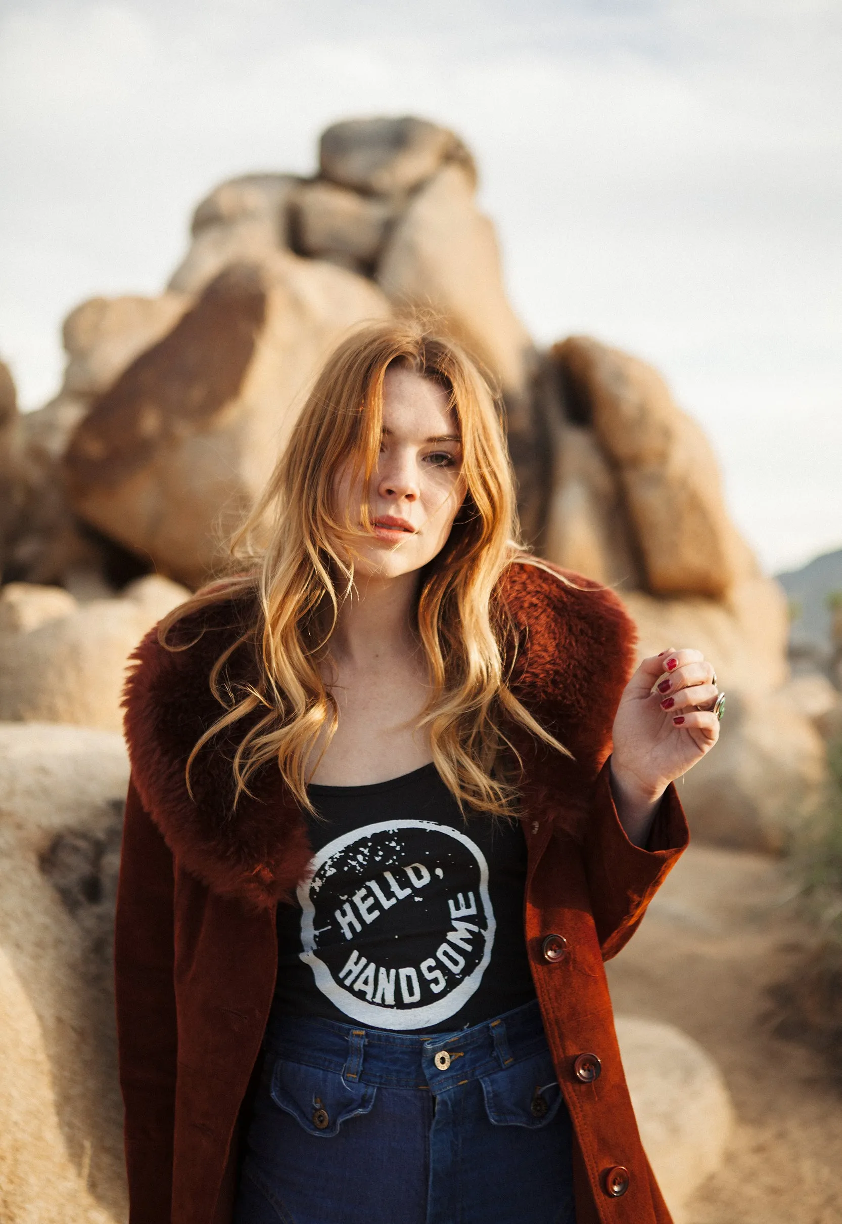 Gorgeous Maroon Vintage Suede Fur Collar Jacket