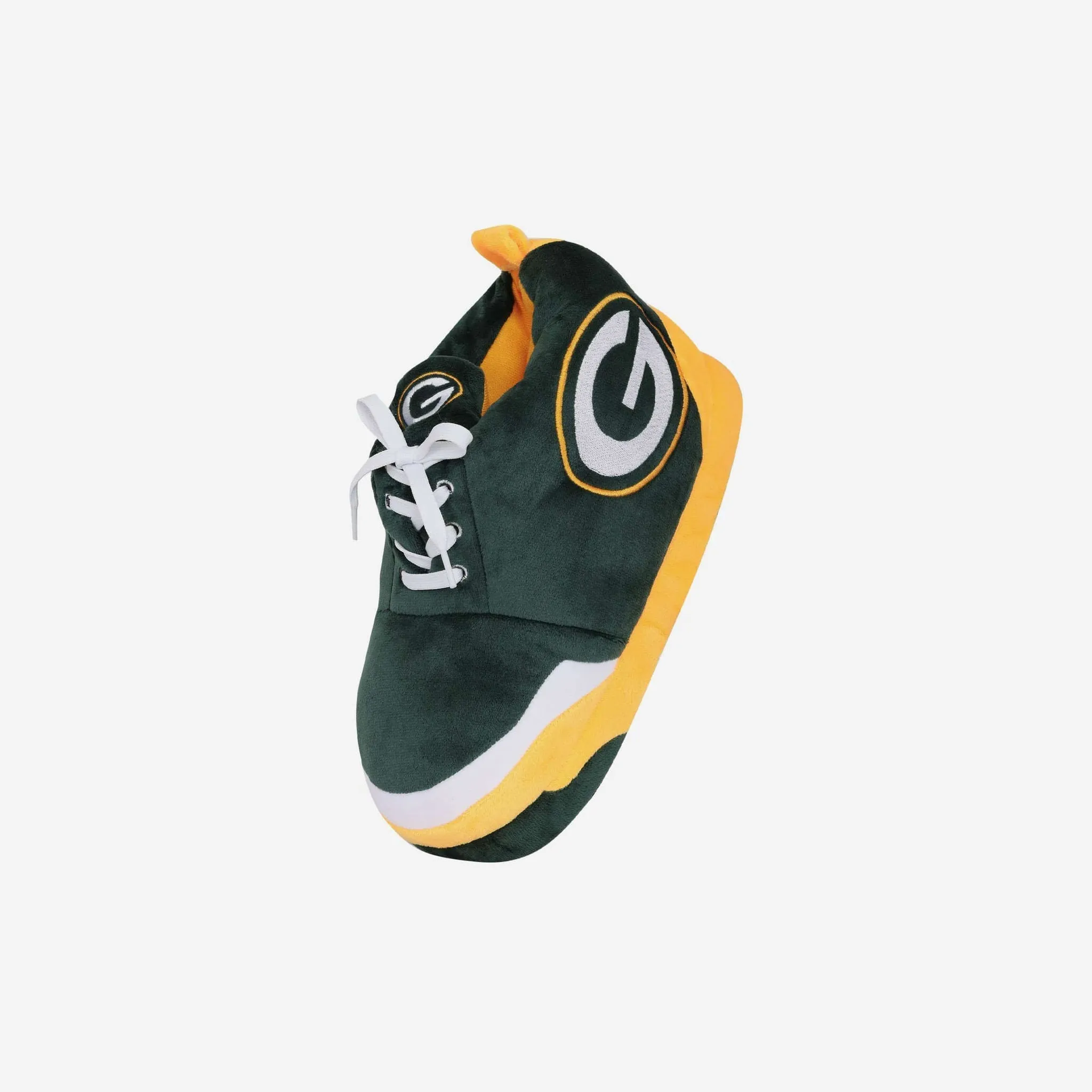 Green Bay Packers Youth Plush Sneaker Slipper, Small