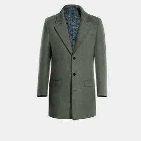 Grey Pure wool Overcoat