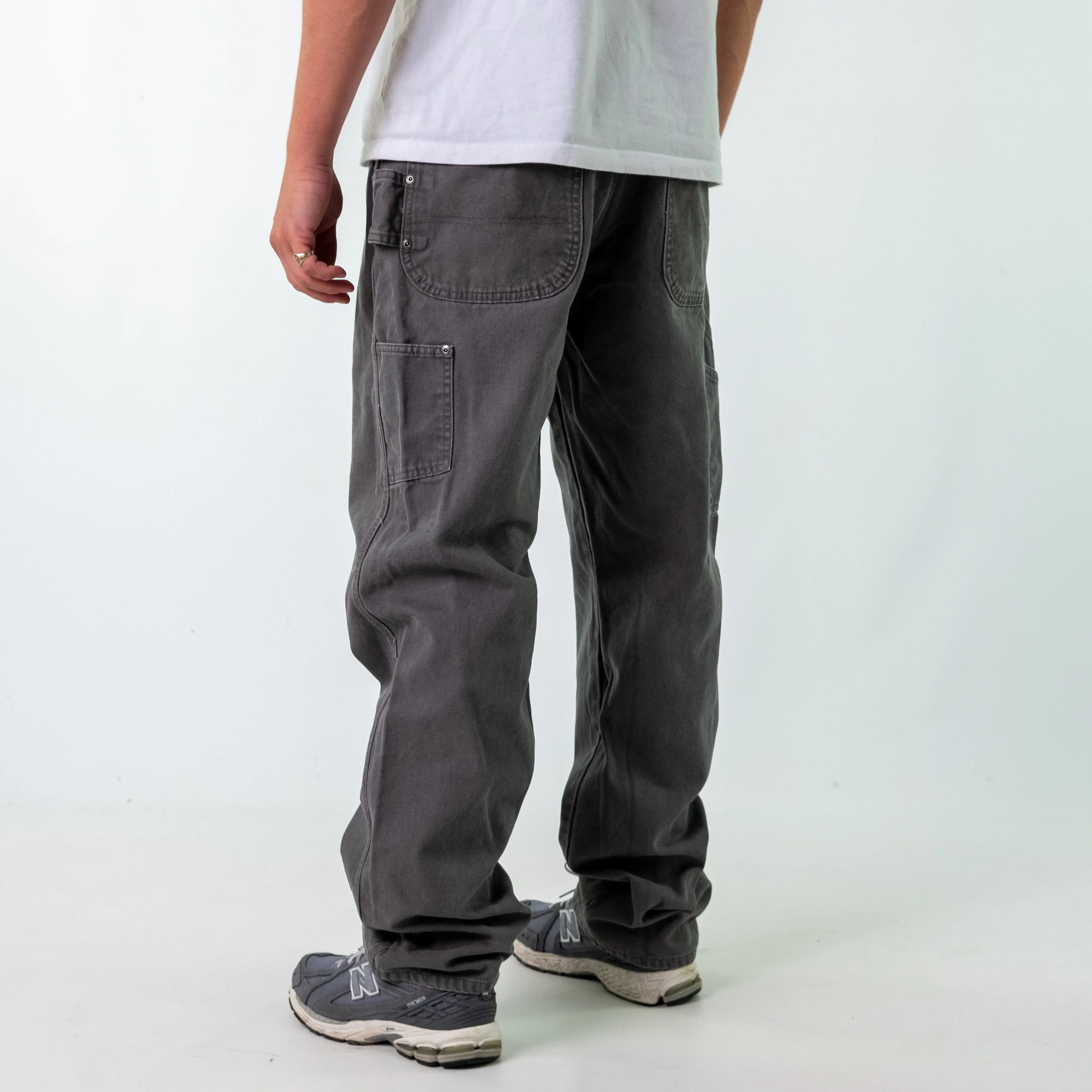 Grey y2ks Dickies Denim Carpenter Jeans Baggy Pants (36x34)