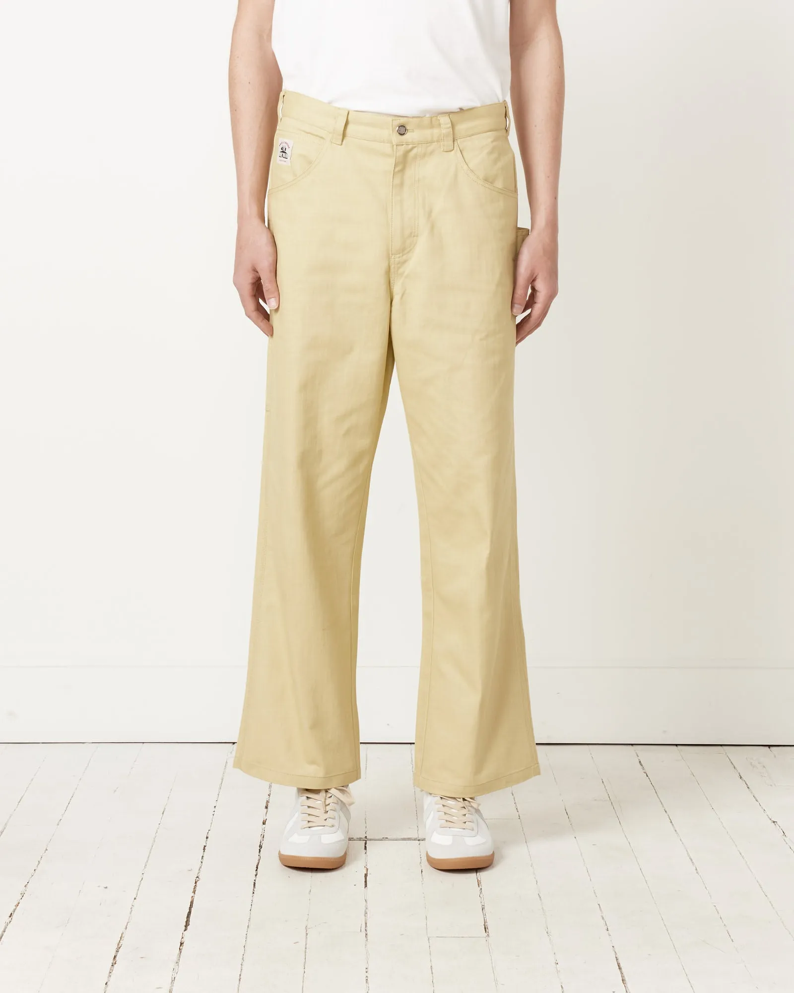 Herringbone Knolly Brook Trouser in Green