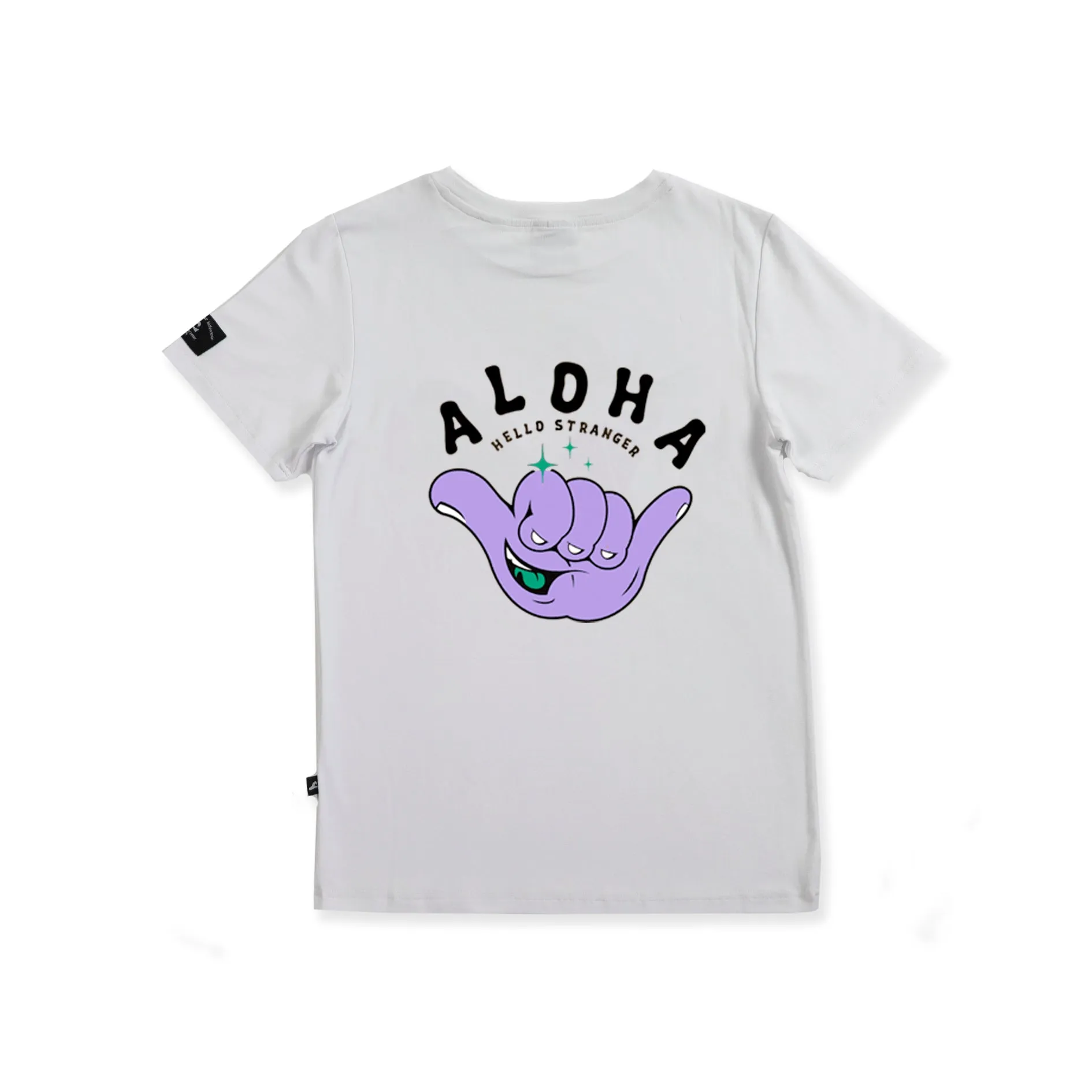 HS More Aloha SS Tee - White