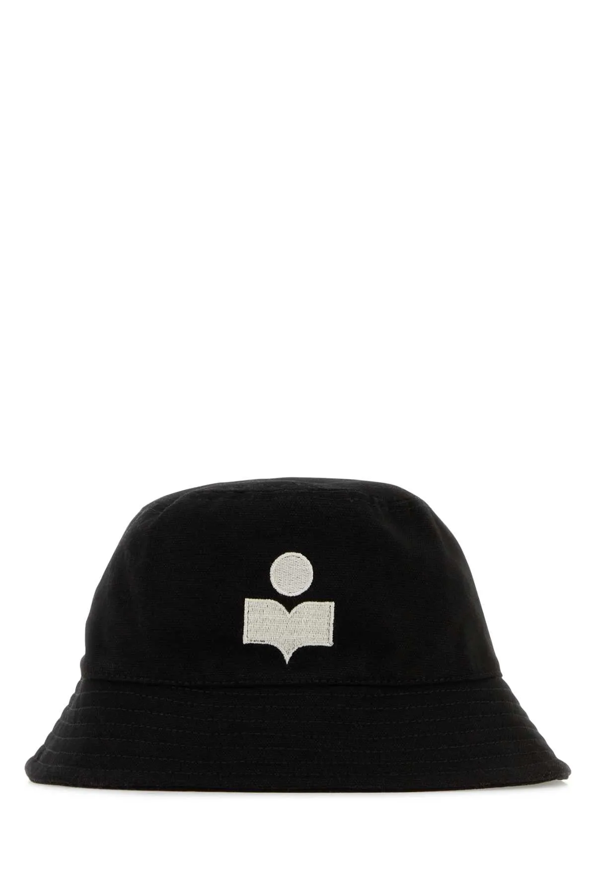 Isabel Marant Black Cotton Haley Bucket Hat