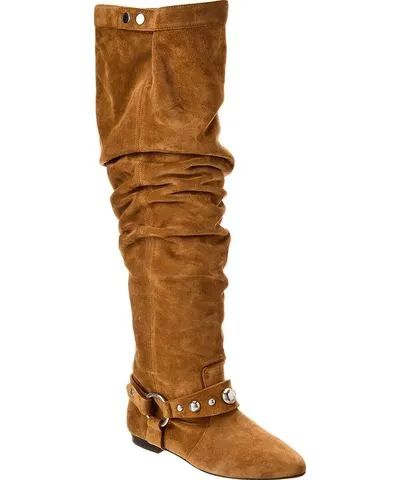 Isabel marant Selize Suede Thigh-High Boot