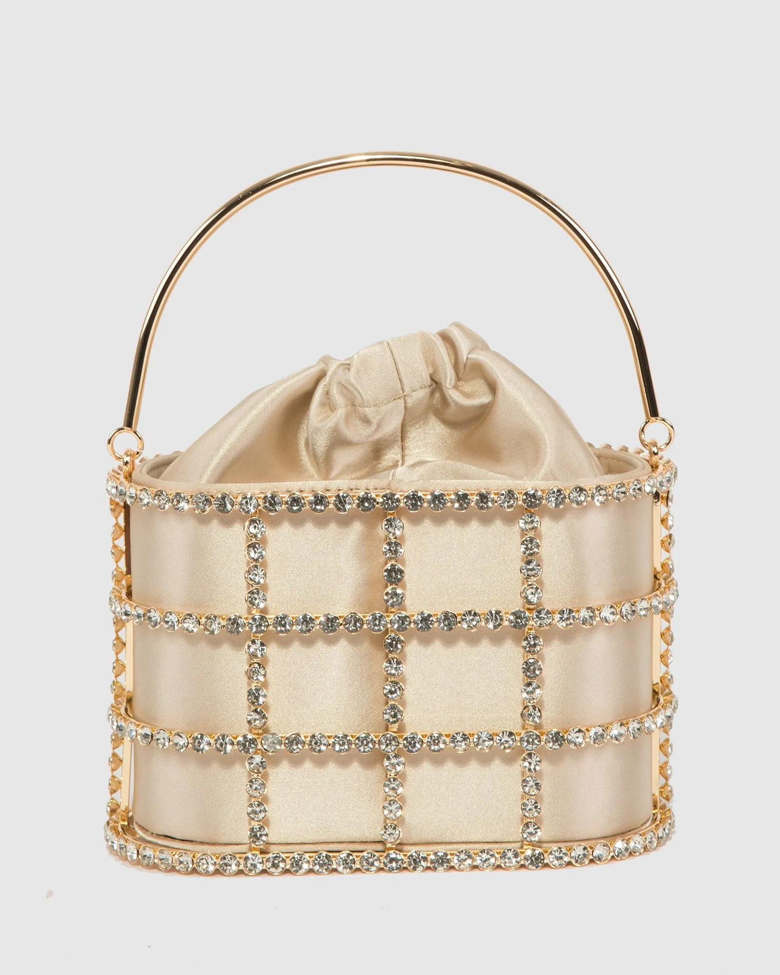 Ivory Daisy Cage Bag