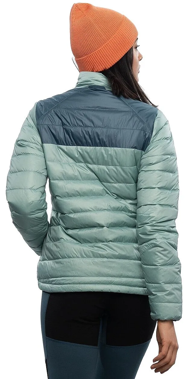 jacket Bergans Røros Light Insulated - Misty Forest/Orion Blue - women´s