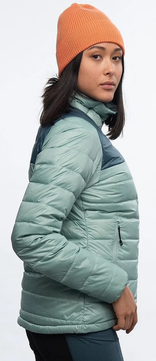 jacket Bergans Røros Light Insulated - Misty Forest/Orion Blue - women´s