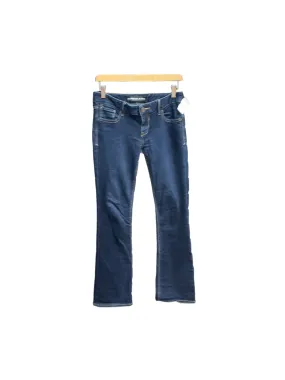 Jeans Flared By Express In Blue Denim, Size: 2