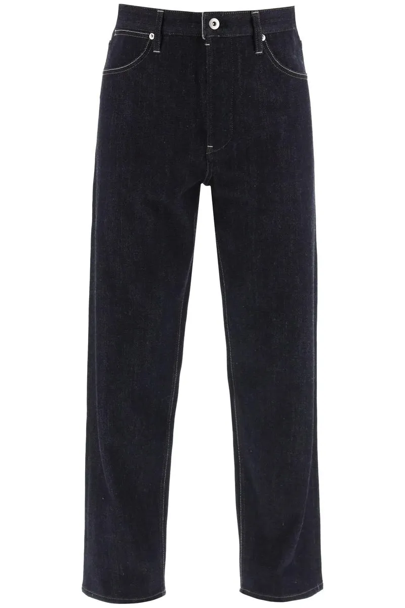 Jil Sander    Jil Sander Brushed Back Straight Jeans