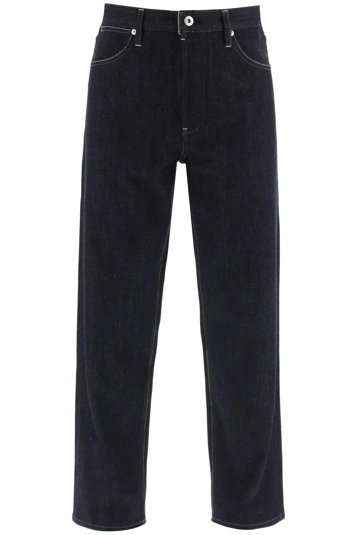 Jil Sander    Jil Sander Brushed Back Straight Jeans