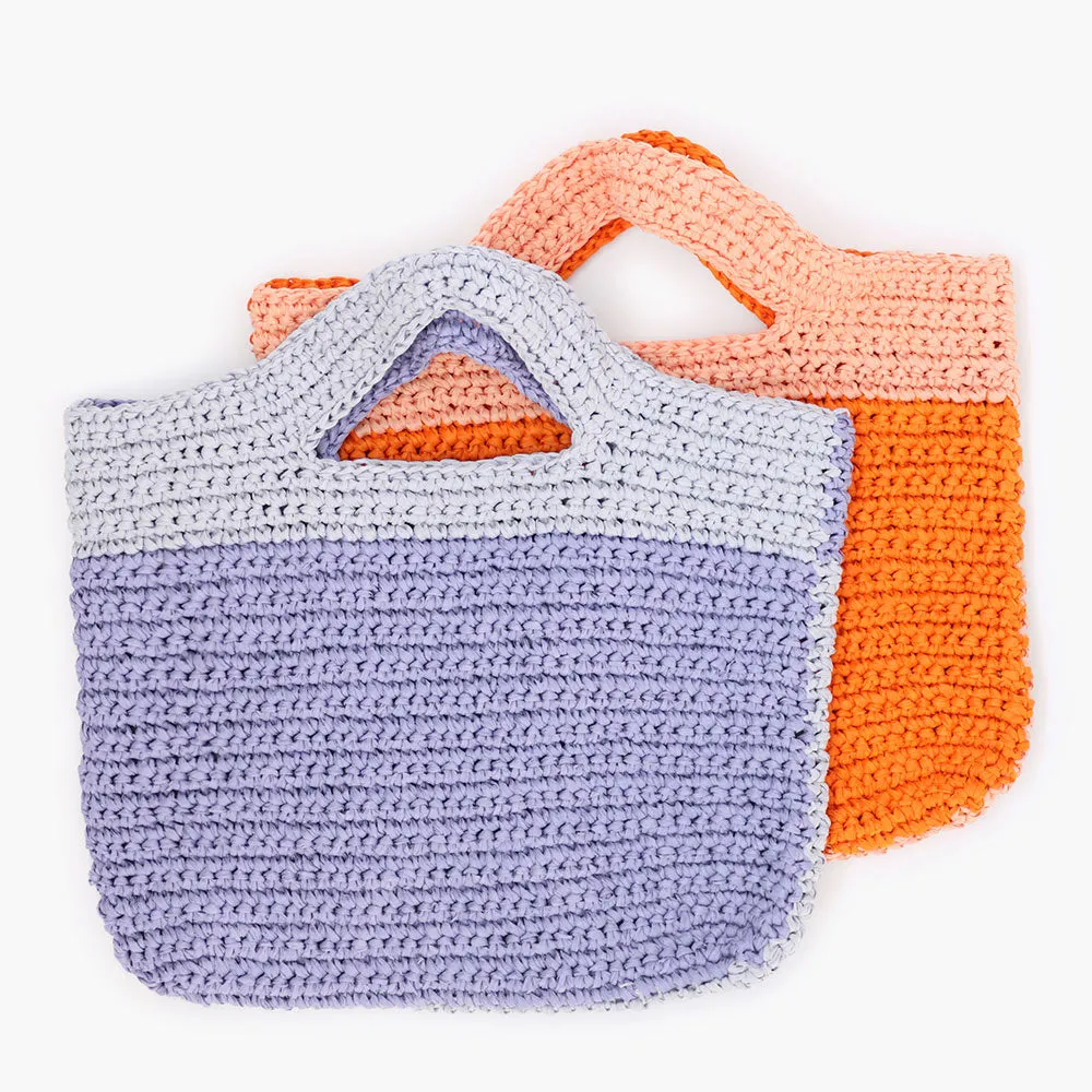    Karakoram - Small Crochet Bag - Lilac