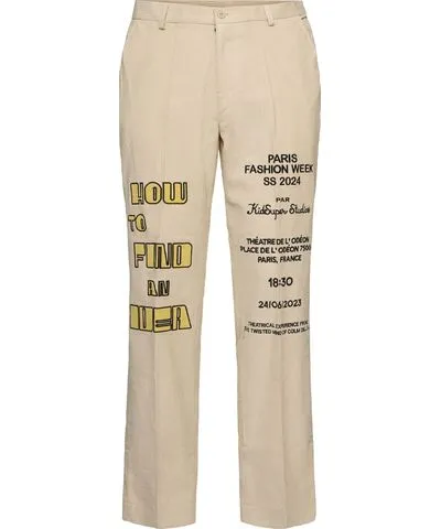 KIDSUPER STUDIOS How To Find An Idea Printed Pants