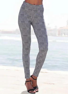 LASCANA Checked Leggings | Grattan