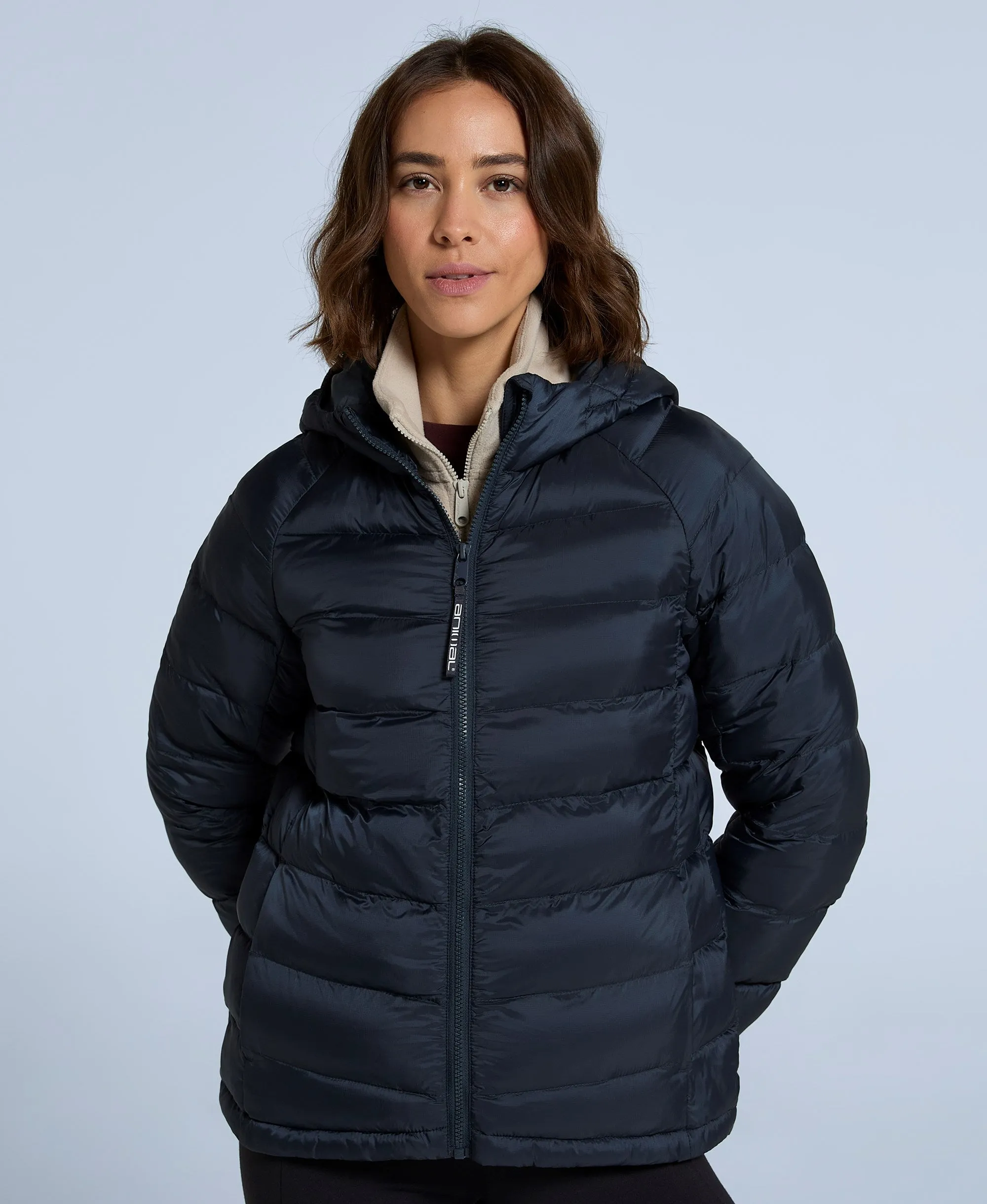 Light Cloud Cosi Womens Padded Jacket - Navy