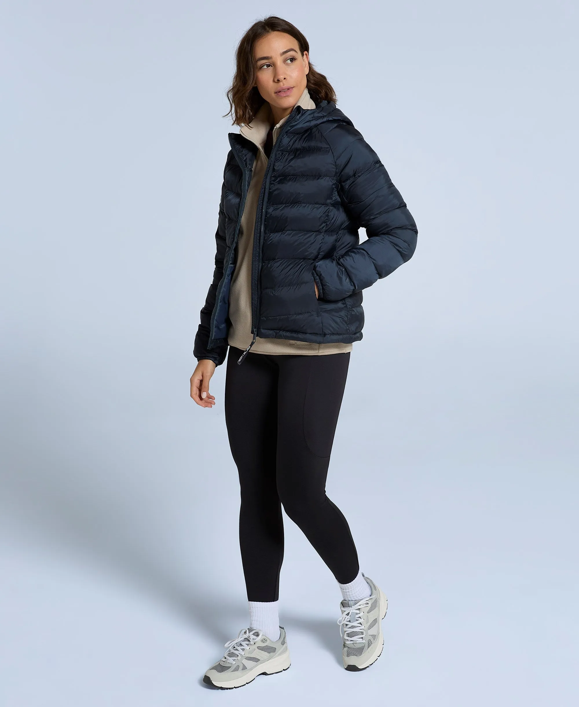 Light Cloud Cosi Womens Padded Jacket - Navy