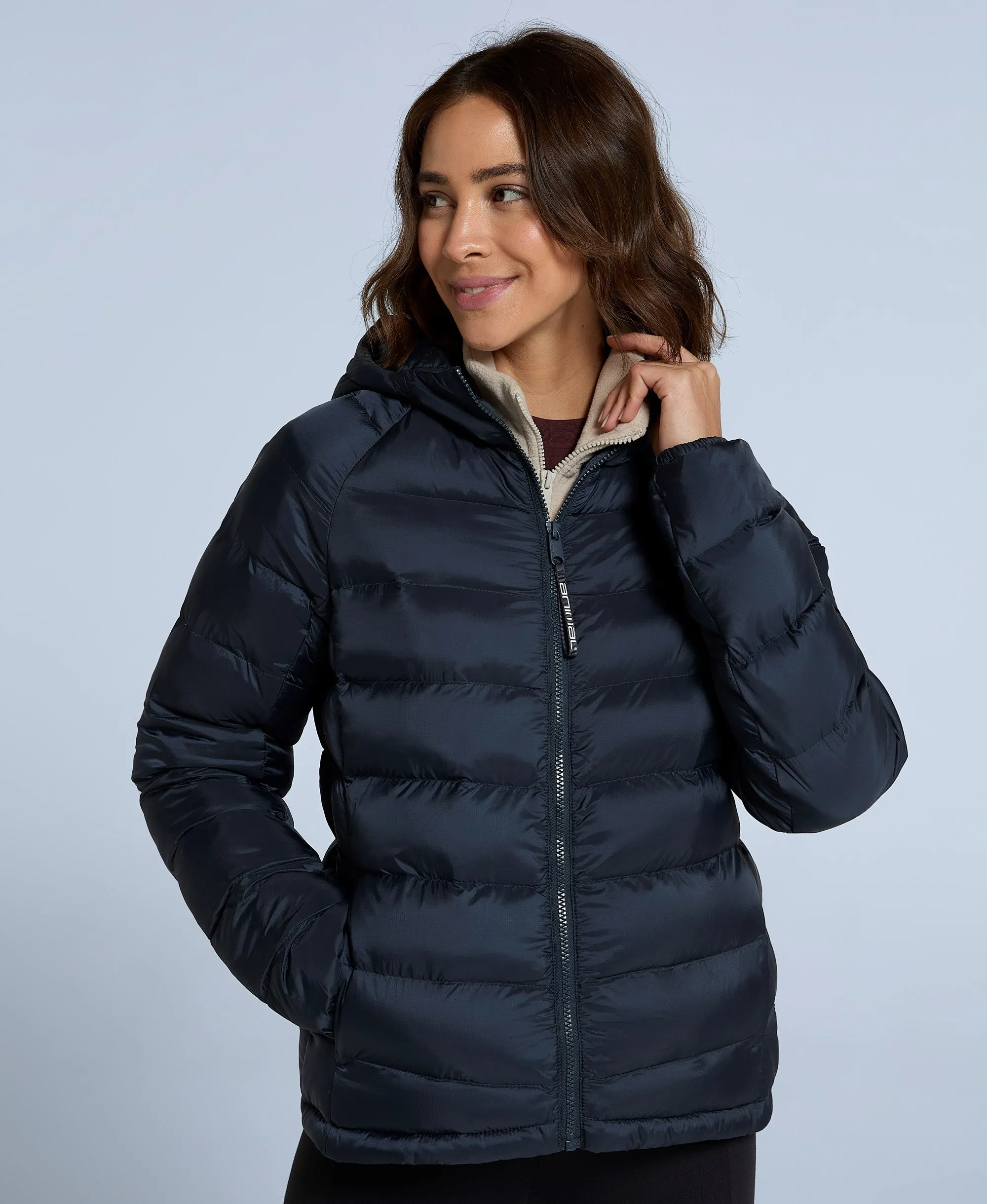 Light Cloud Cosi Womens Padded Jacket - Navy